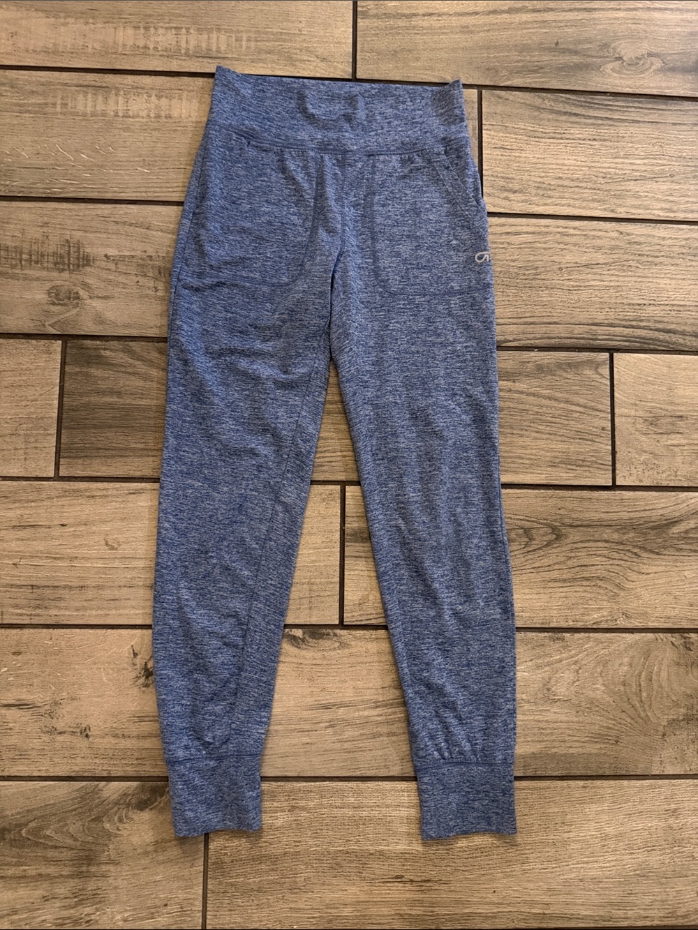 GAP Heathered Blue Girls' Jogger Sweatpants